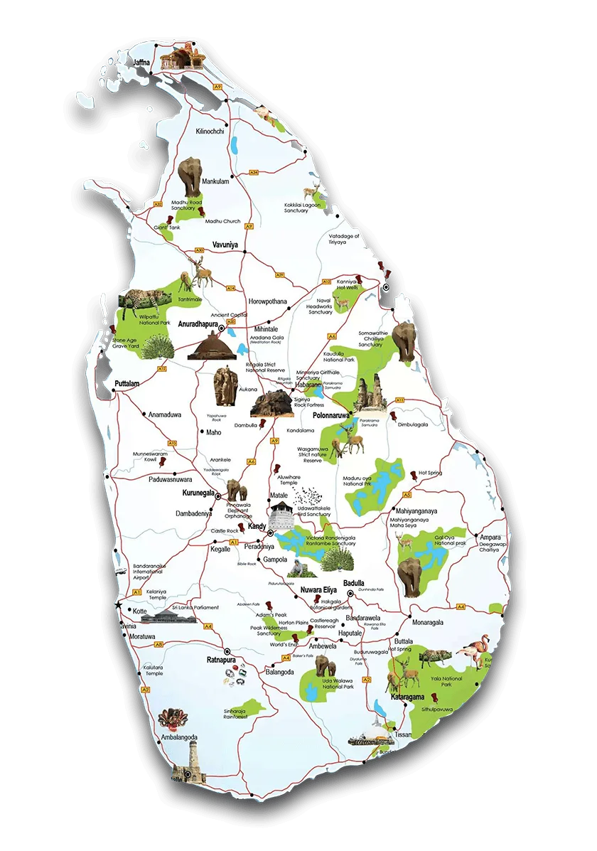 Sri Lanka Map